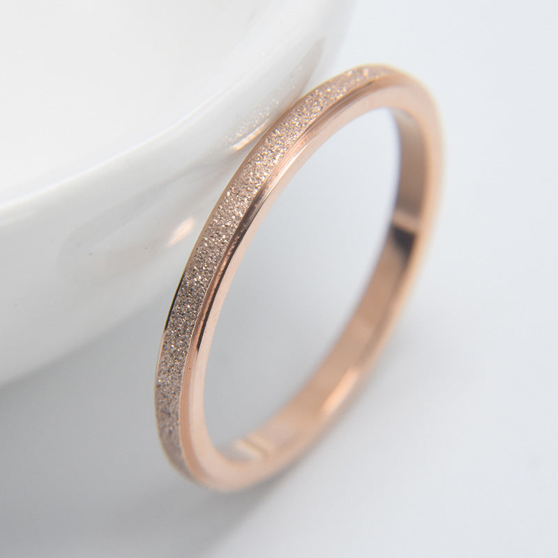 Anello in Titanio opaco - Ciondolandia