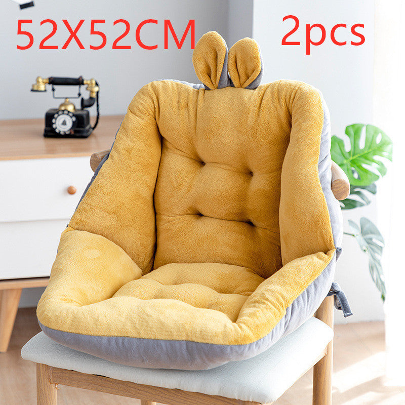 Cuscino per sedia integrato con schienale