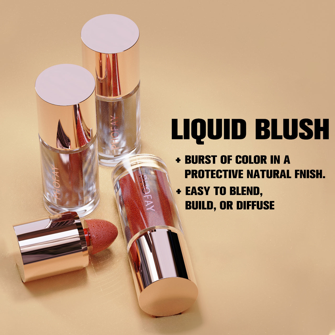PHOFAY Mousse fard liquido