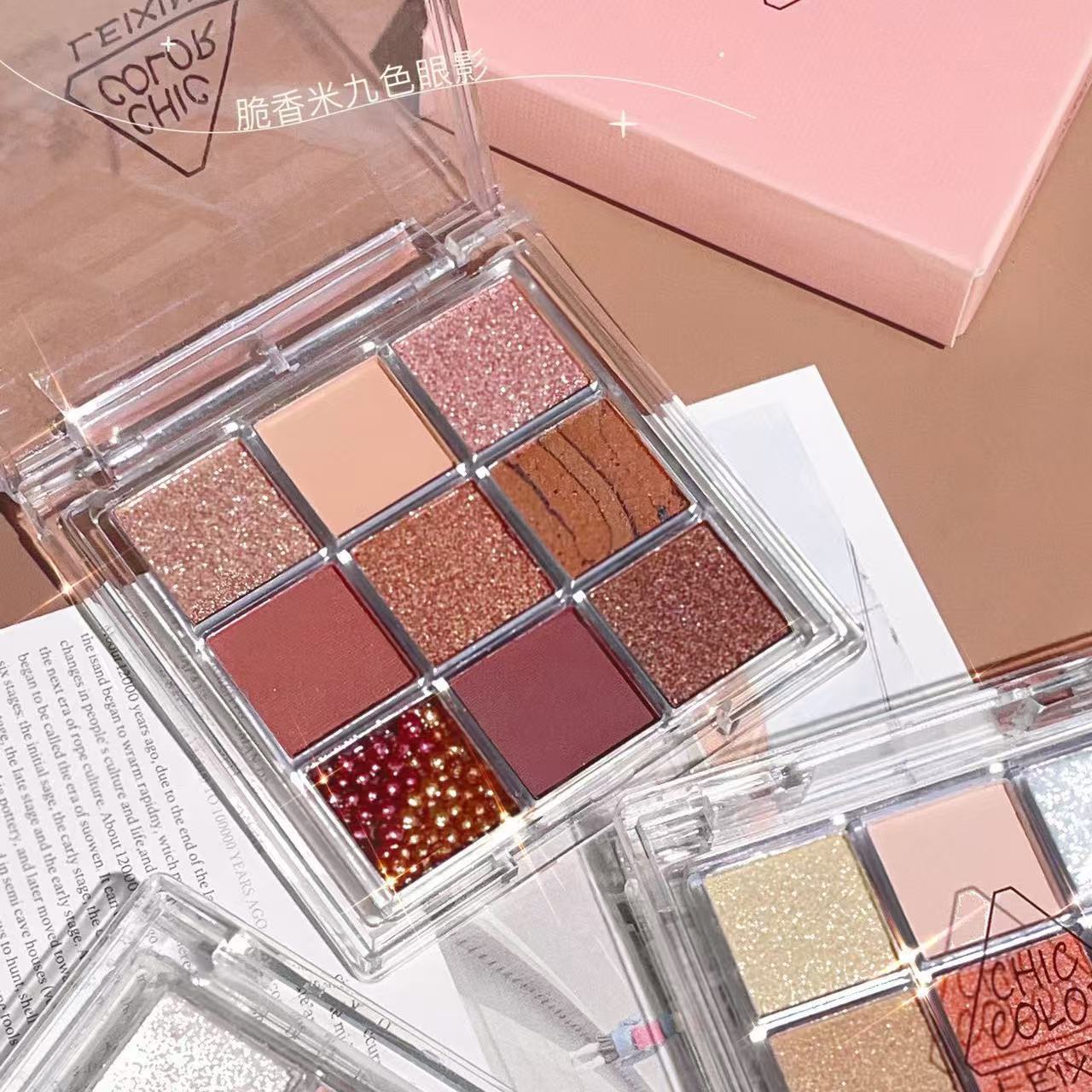 Palette nude 9 colori brillanti