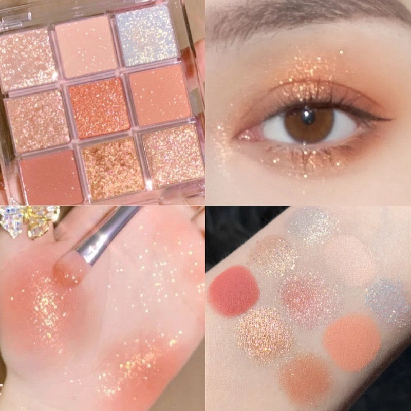 Palette nude 9 colori brillanti