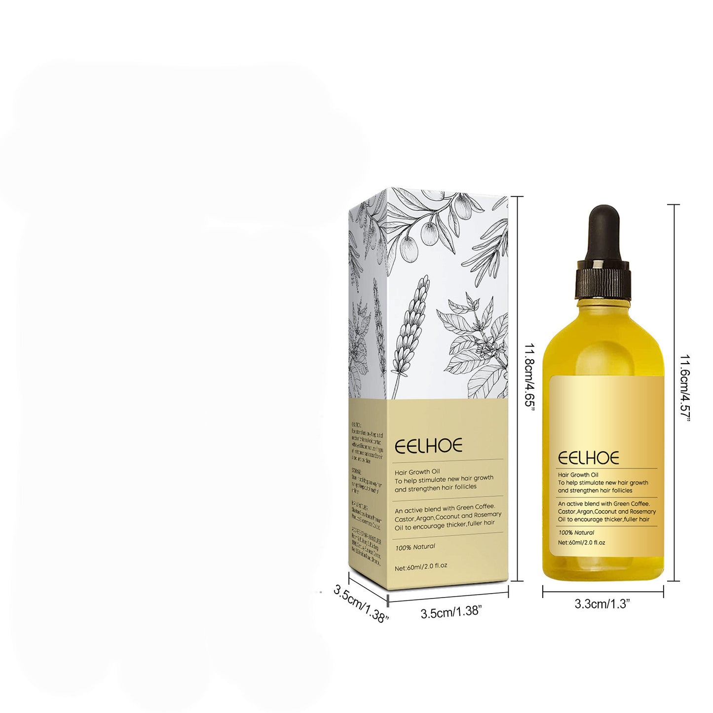 Olio riparatore all'olio essenziale di rosmarino per capelli