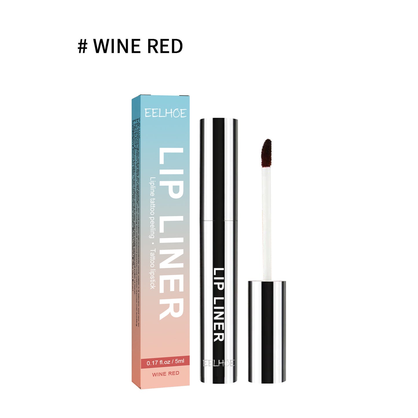 Waterproof lip contour tattoo