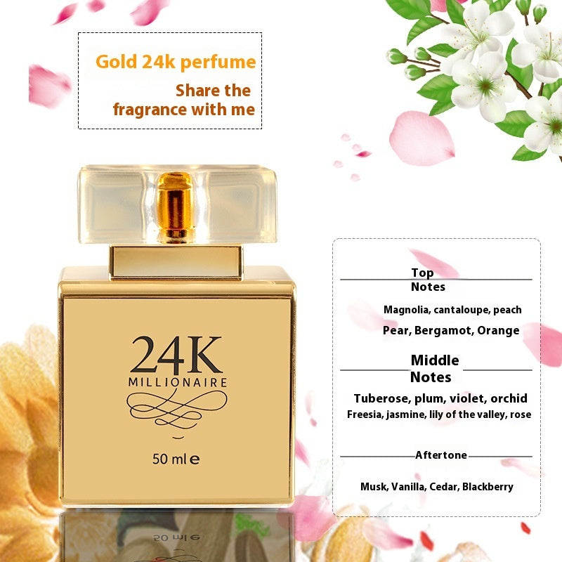 Profumo da donna con fragranza duratura 24K Millionaire