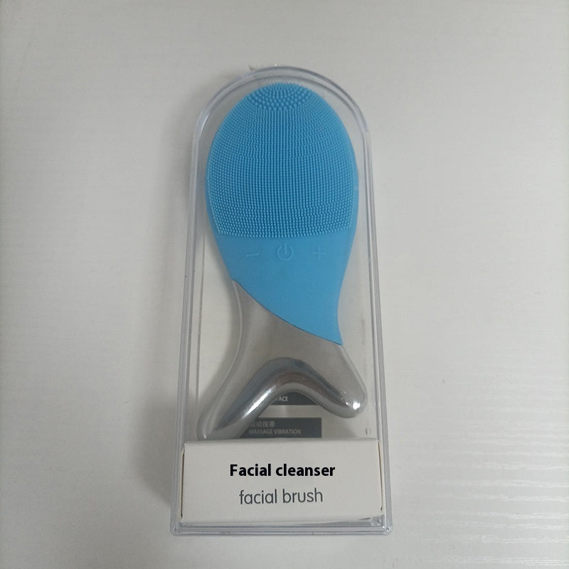 Sistema di pulizia in gel di silicone, strumento elettrico per il viso